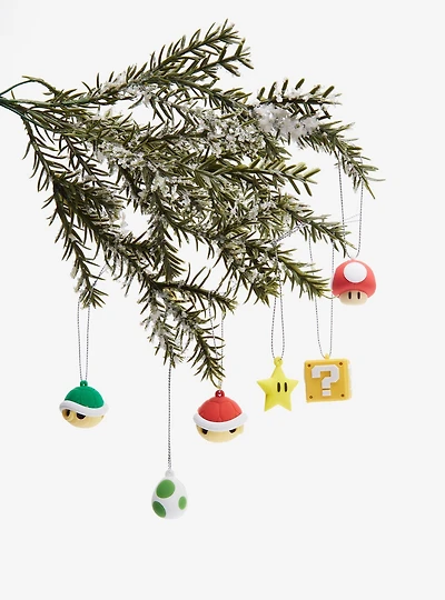 Hallmark Ornaments Nintendo Super Mario Icons Ornament Set