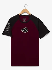 Naruto Shippuden Akatsuki Cloud Raglan T-Shirt - BoxLunch Exclusive