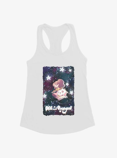 Bee And Puppycat Space Flowers Poster Girls Tank