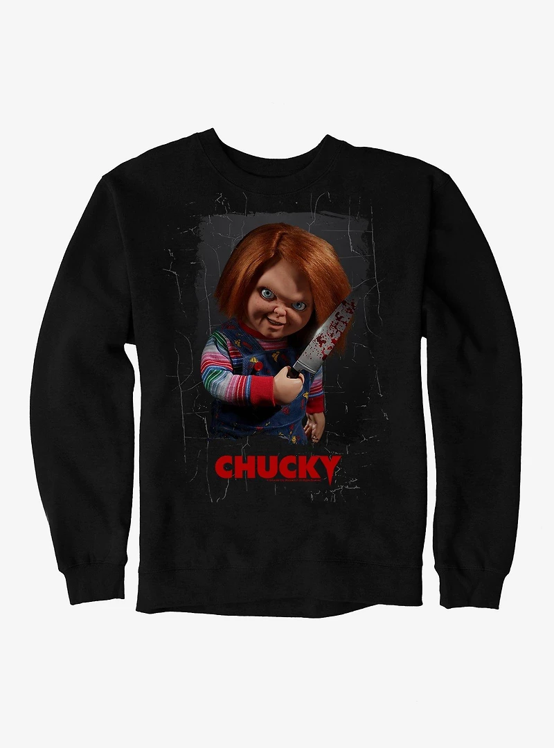 Chucky TV Series Bloody Knife Sweatshirt