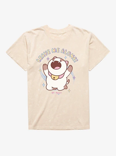 Bee And PuppyCat Leave Me Alone Mineral Wash T-Shirt