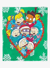 Rugrats Christmas Babies Silk Touch Throw Blanket