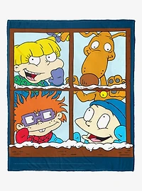 Rugrats Winter Window Silk Touch Throw Blanket