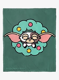 Gremlins Festive Gizmo Silk Touch Throw Blanket