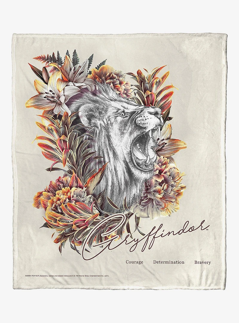 Harry Potter Gryffindor Silk Touch Throw Blanket