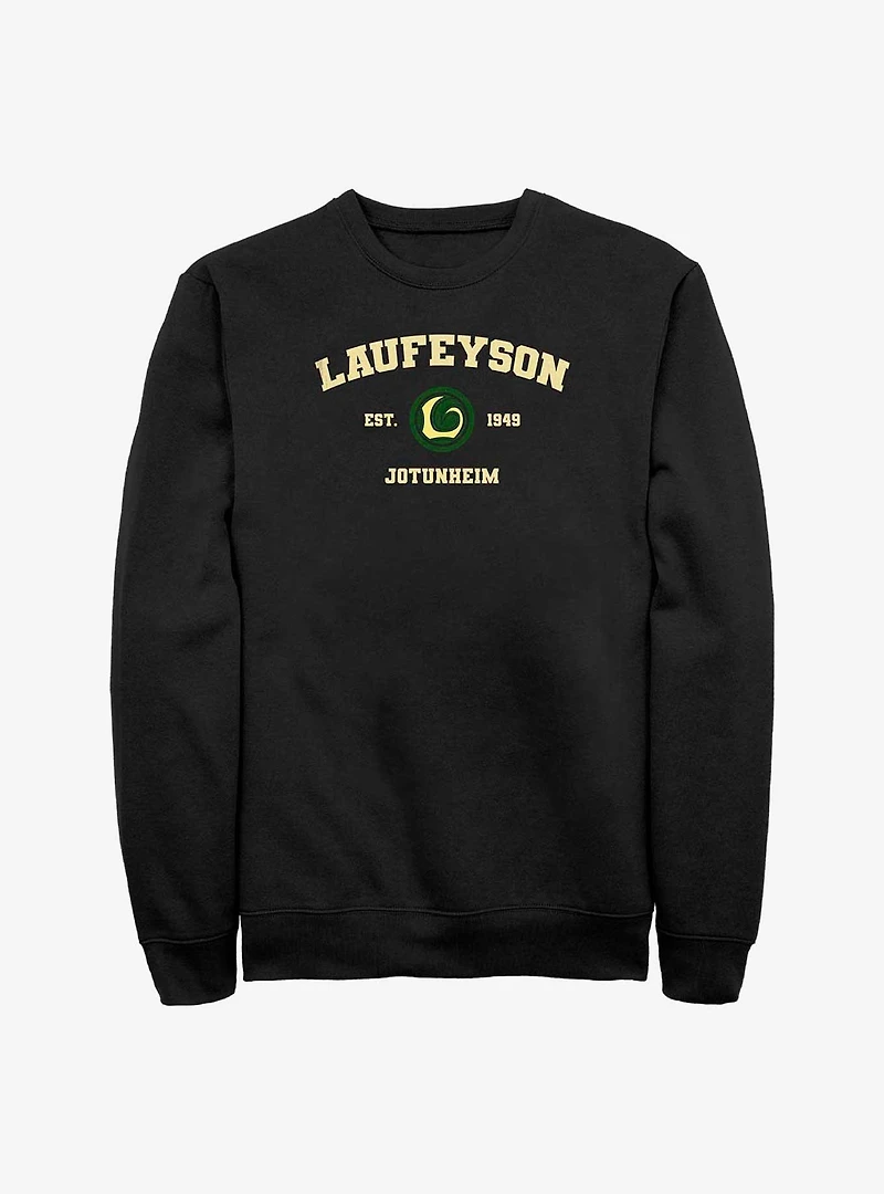 Marvel Laufeyson Jotunheim Collegiate Sweatshirt