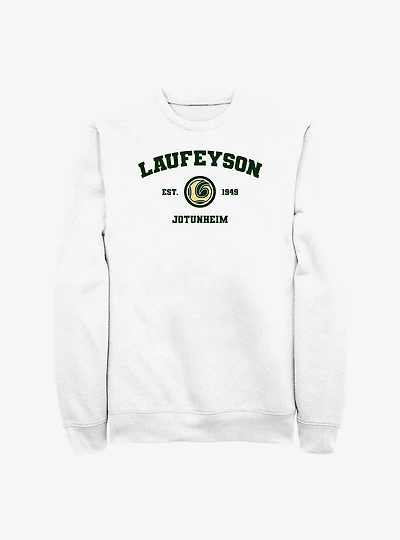 Marvel Laufeyson Jotunheim Collegiate Sweatshirt