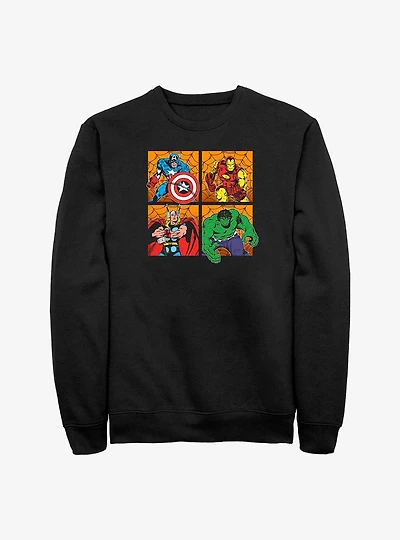 Marvel Avengers Halloween Panels Sweatshirt