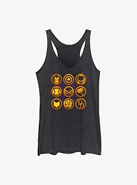 Marvel Avengers Halloween Hero Icons Girls Tank