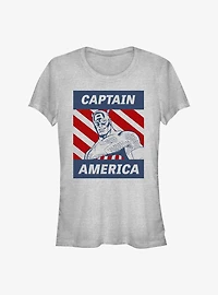 Marvel Captain America Super Guy Girls T-Shirt