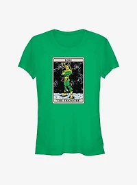 Marvel Loki The Trickster Card Girls T-Shirt