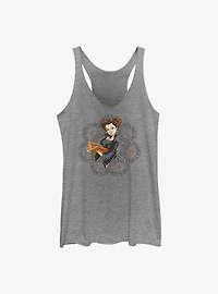 Disney Hocus Pocus Runes Girls Raw Edge Tank