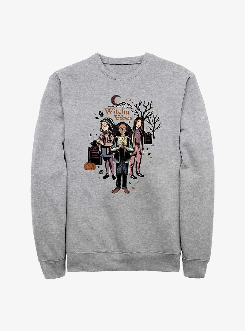 Disney Hocus Pocus Witchy Vibes Sweatshirt