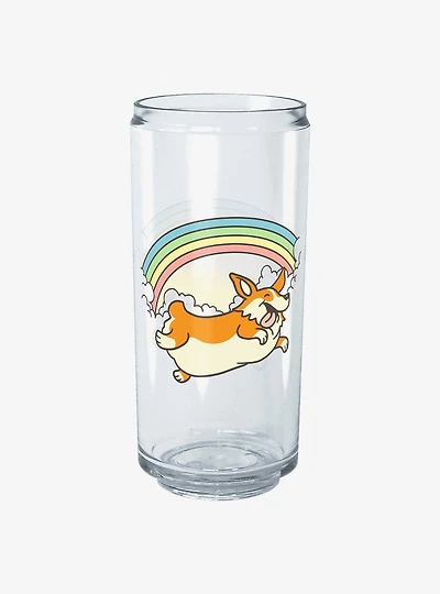 Hot Topic Corgi Rainbow Jump Can Cup
