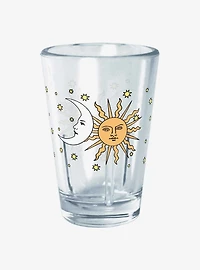 Hot Topic Sun And Moon Mini Glass