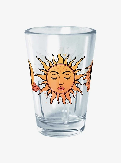 Sun Moon Love Mini Glass
