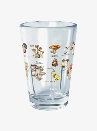 Wild Mushrooms Mini Glass