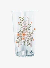 Hot Topic Skeleton Flowers Lineart Tritan