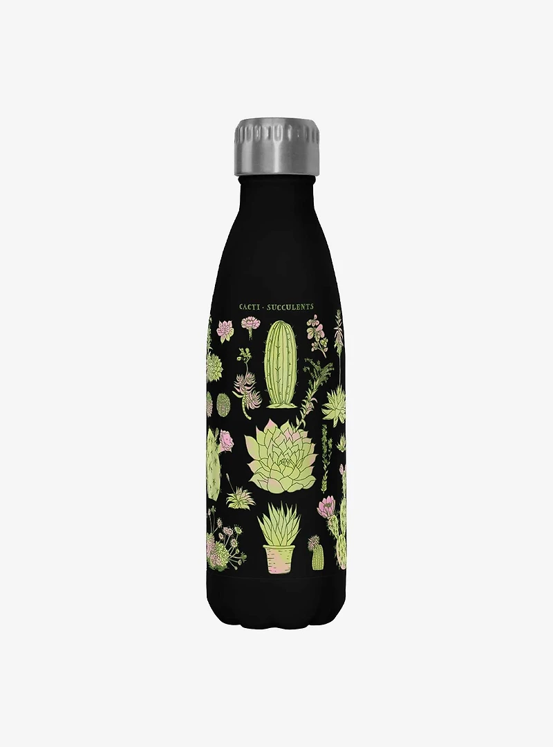 Cacti Chart Drawing Water Bottle
