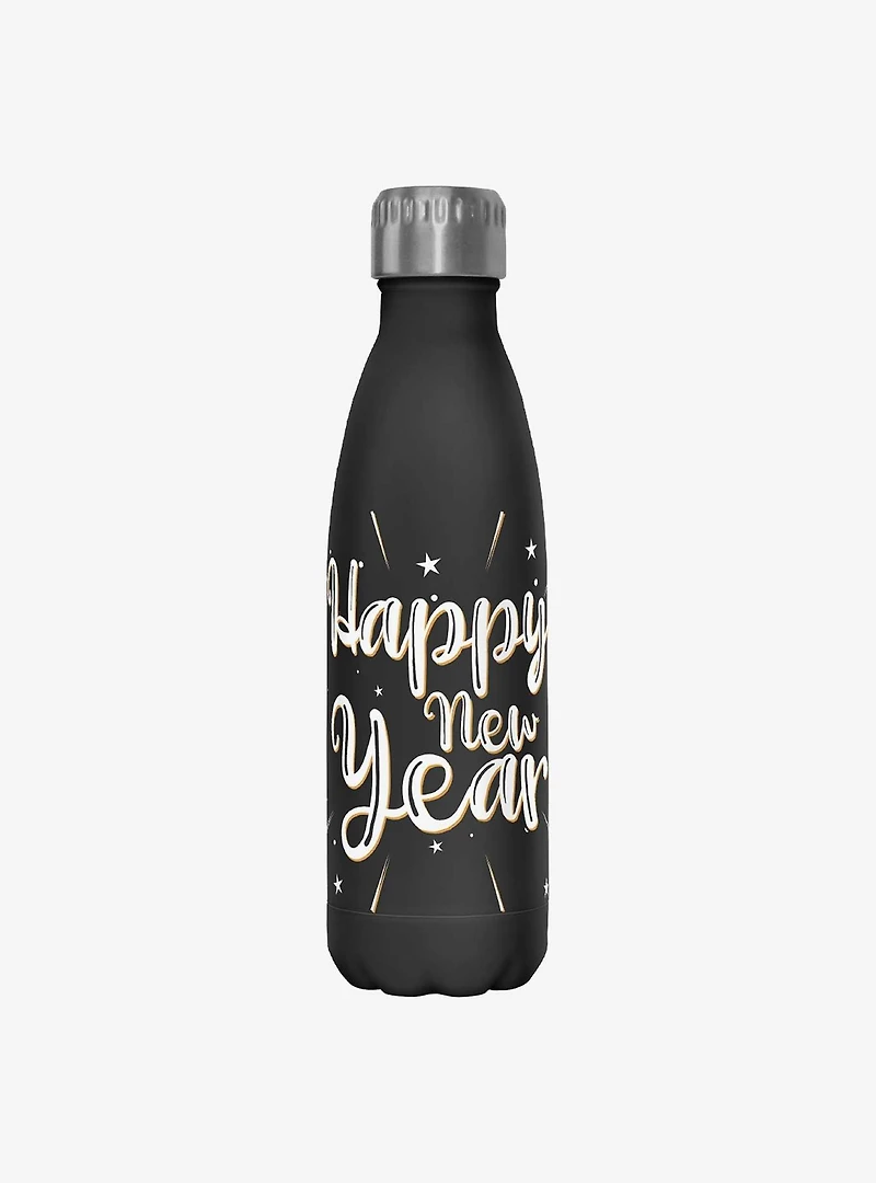 Happy New Year Water Bottle