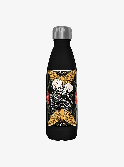 Traditional Skeleton Lovers Water Bottle