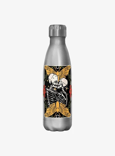 Traditional Skeleton Lovers Water Bottle