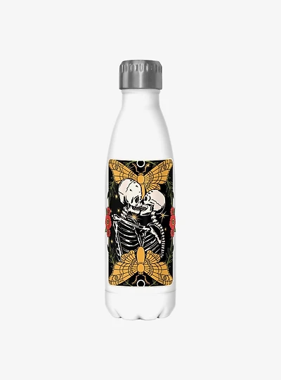 Traditional Skeleton Lovers Water Bottle