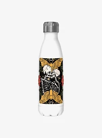 Traditional Skeleton Lovers Water Bottle