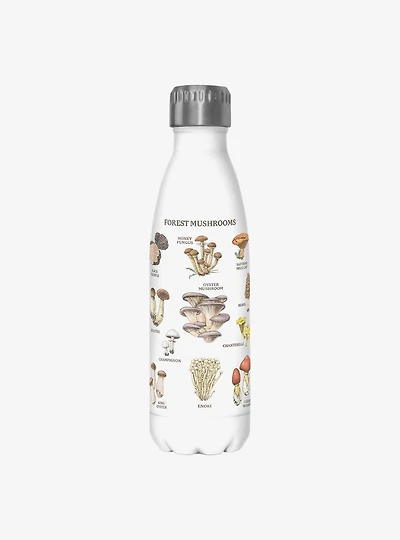 Wild Mushrooms Water Bottle