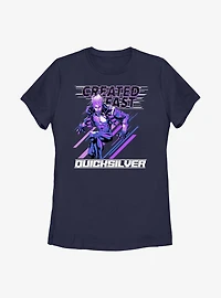 Marvel Fantastic Four Quicksilver Created Fast Womens T-Shirt