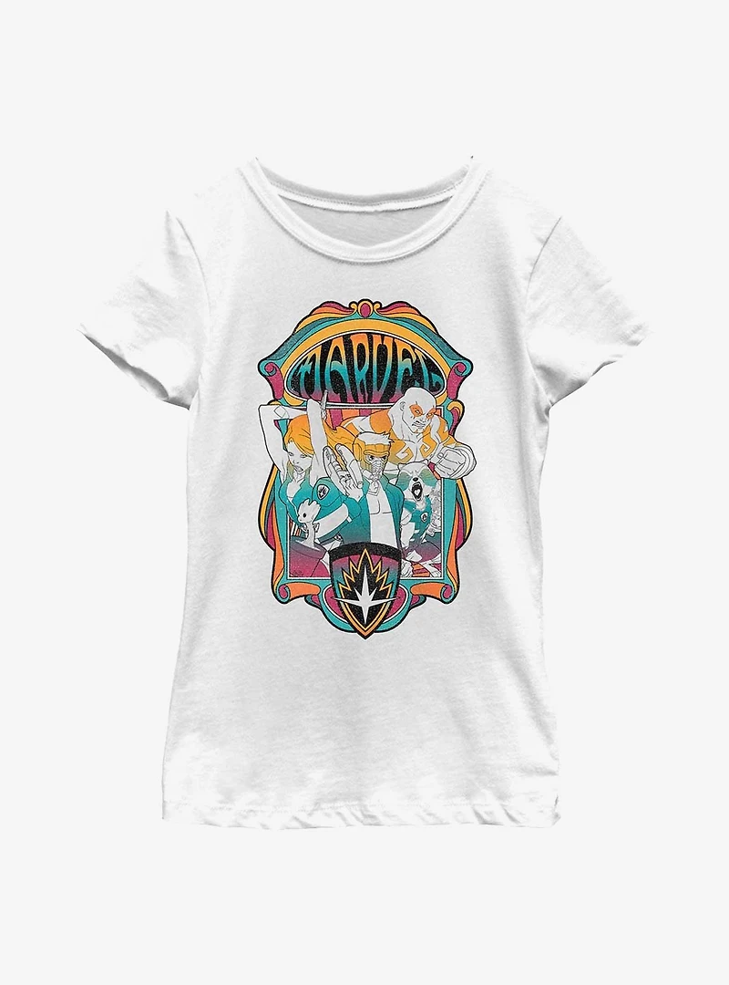 Marvel Guardians of the Galaxy Retro Youth Girls T-Shirt