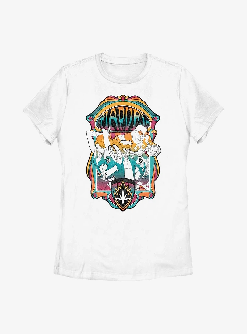 Marvel Guardians of the Galaxy Retro Womens T-Shirt