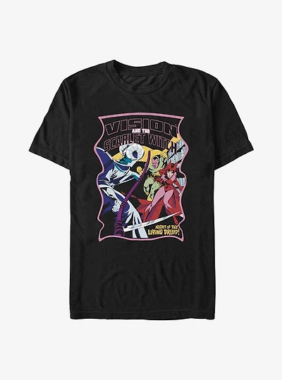 Marvel Scarlet Witch Vision and the Poster T-Shirt