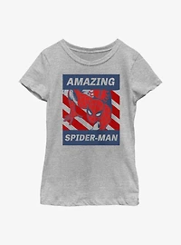 Marvel Spider-Man Amazing Guy Youth Girls T-Shirt