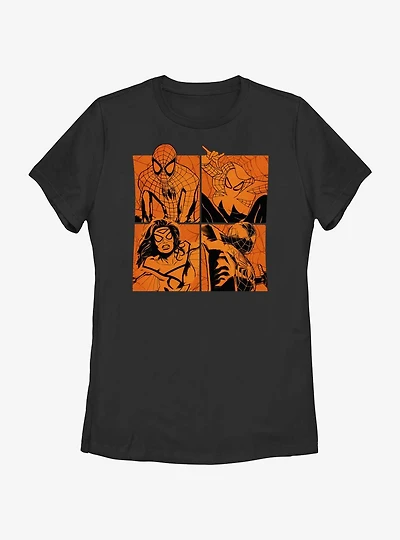 Marvel Spider-Man Multiverse Spiders Womens T-Shirt