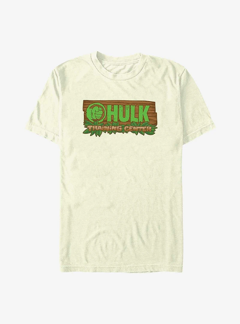 Marvel She-Hulk Leafy Hulk Traning Center Logo Badge T-Shirt