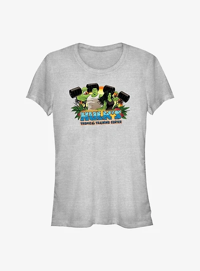 Marvel She-Hulk Hulk's Tropical Training Center Girls T-Shirt