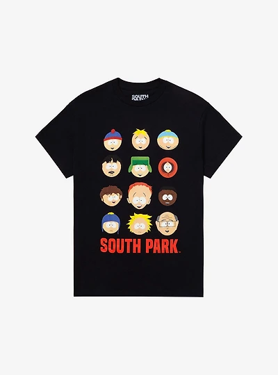 South Park Faces Grid T-Shirt
