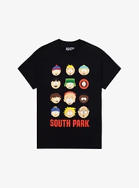 South Park Faces Grid T-Shirt
