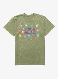 Mighty Morphin Power Rangers Happy Easter Mineral Wash T-Shirt