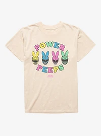 Mighty Morphin Power Rangers Power Peeps Mineral Wash T-Shirt