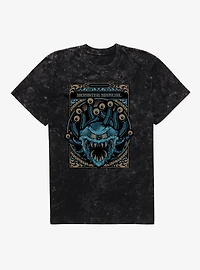 Dungeons & Dragons Beholder Monster Manual Mineral Wash T-Shirt