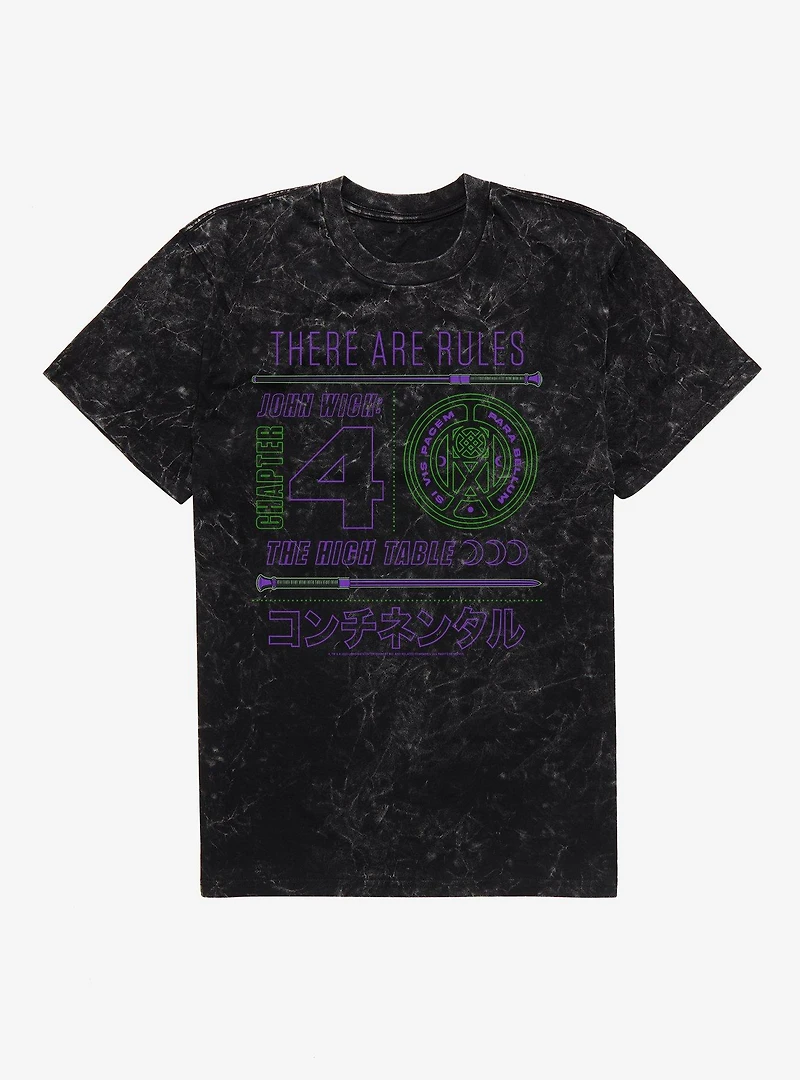 John Wick: Chapter 4 The High Table Mineral Wash T-Shirt