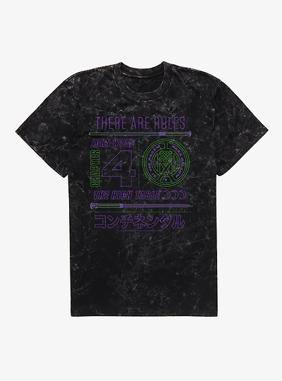John Wick: Chapter 4 The High Table Mineral Wash T-Shirt