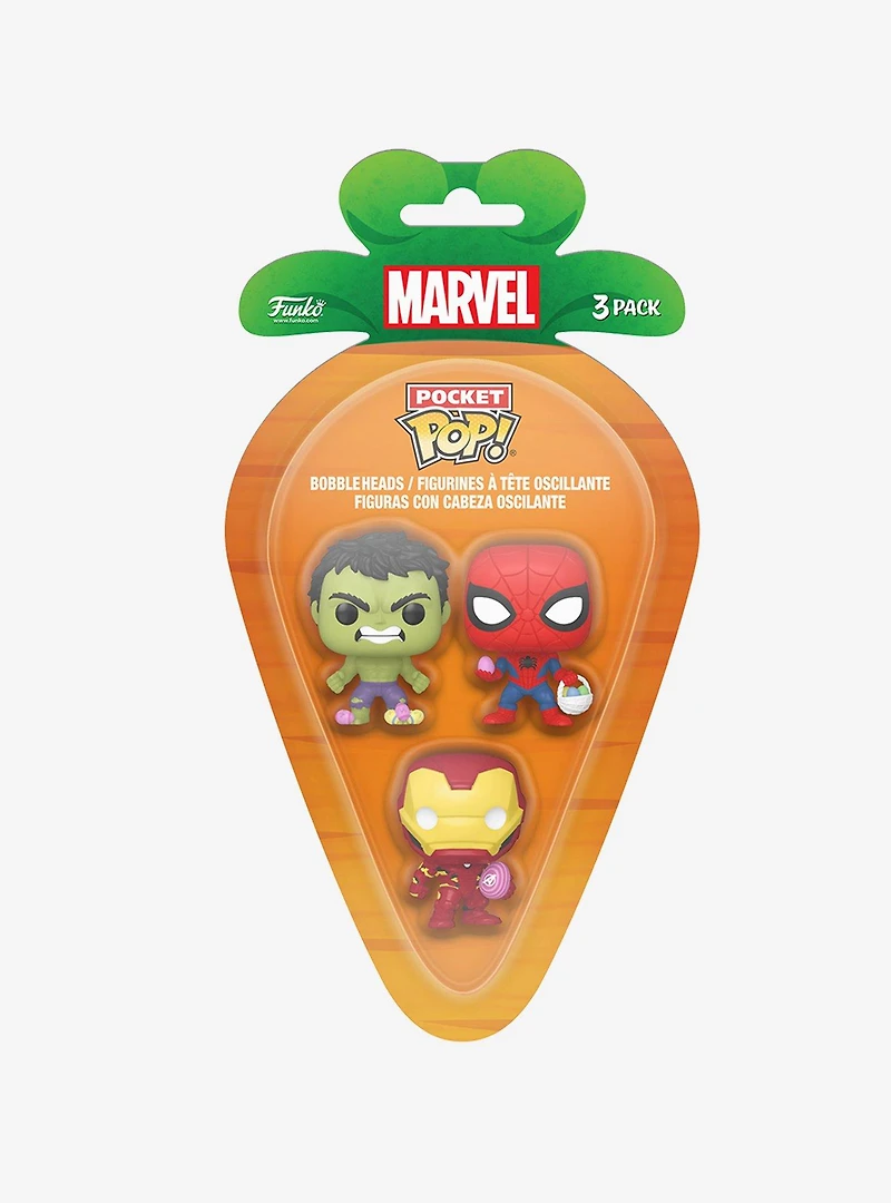Funko Pocket Pop! Marvel Characters Figure Set