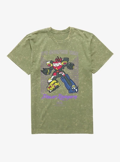 Mighty Morphin Power Rangers It's Time Alpha 5 Mineral Wash T-Shirt