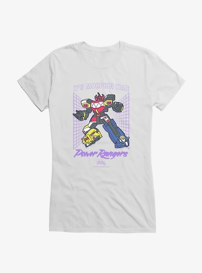 Mighty Morphin Power Rangers It's Time Alpha 5 Girls T-Shirt
