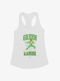 Mighty Morphin Power Rangers Green Ranger Clover Girls Tank