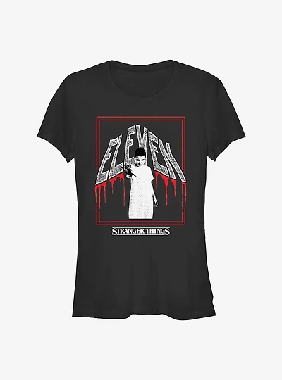 Stranger Things Eleven Poster Girls T-Shirt