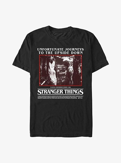 Stranger Things Unfortunate Journey Eleven and Vecna T-Shirt